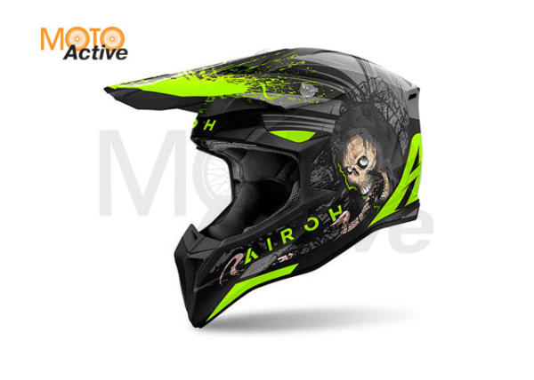 Кроссовый шлем Airoh Wraaap Darkness Matt